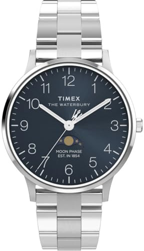 Timex Men's Analogue Quartz Watch Waterbury Classic Moon Phase