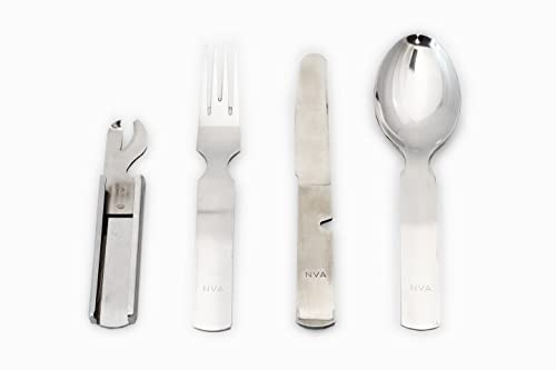 NVA Essbesteck Feldbesteck Messer, Gabel, Löffel, Dosenöffner