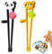 Kids Chopsticks for Beginners 2 Pairs Training Chopsticks for Kids Finger Chopsticks Reusable Childrens Chopsticks Chopstick Helper Easy to Use Chopsticks Toddler Chopsticks for Beginners
