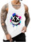KOG Tank Top Herren Sport Tanktop Sommer Sportshirt Ärmelloses Shirts Grafik Streetwear Baumwolle Tee T-Shirt Gutscheine Top Fitness Tshirts Männer 2025 Tshirt Gutschein Amazon Weiß XXL