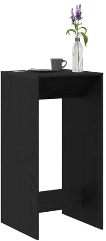 vidaXL Bartisch 51 x 50 x 103,5 cm Holzwerkstoff Schwarz Eichen-Optik