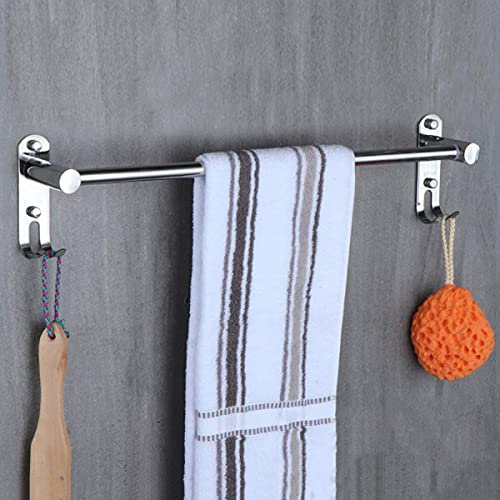 JIPOFAN Porte-Serviettes Mural Multicouche en Acier Inoxydable 304, pour Cuisine, Salle de Bain, Toilettes (Une Seule Couche, 60 cm)
