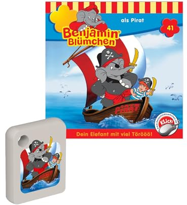 Galakto Audio-Token: Benjamin Blümchen - Benjamin Blümchen als Pirat | Hörspiel für Kinder ab 3 Jahren, Spielzeit ca. 51 Minuten