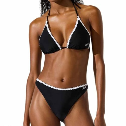 KARL LAGERFELD Damen Signature Scallop Triangle Top