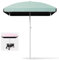 IMUNKT Cuadrada Sombrilla De Jardín/Mercado/Playa 160x160cm, Sombrilla De Patio Protección UV 30+, Sombrilla De Playa Impermeable(Cyan)