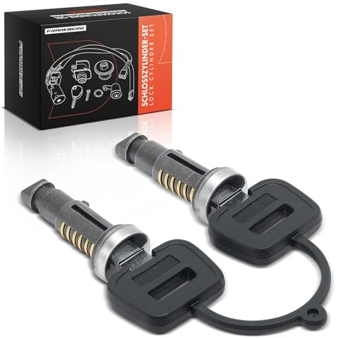 Frankberg 2x Lock Actuator Ignition Switch Barrel Cyclinder 1277475 | 1336529, Front right; Compatible with: D.a.f 75 75CF 85 85CF 95 95XF 65CF
