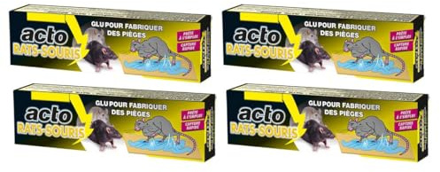 Pack de 4 ACTO GLU2 : Créez de Nombreux Pièges Anti-Rongeurs