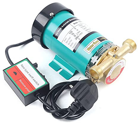 Tagtuell Water Booster Pump, 120W Shower Pump, Hot and Cold Water Pump for Garden Home Lawn Washing Machine