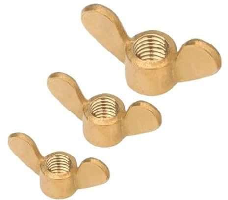 dado a farfalla di ottone, Dadi ad alette in ottone ramato di varie dimensioni(M16-1pcs)