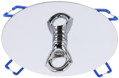 TOPBATHY Deckenlampenfuß zur Selbstgemacht Installation aus Zinklegierung Runde Montageplatte mit Einfacher Montage und Elegantem Design für Pendelleuchte im Innenbereich