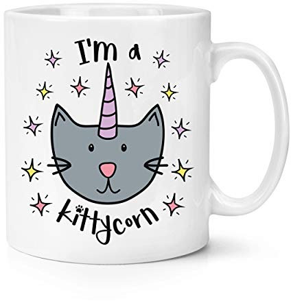 Luna i ' M un Kittycorn 10oz Taza