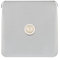 Schneider Electric Lisse Screwless Deco - Single TV Aerial Socket, 240V GGBL7010WPC, Polished Chrome with White Insert