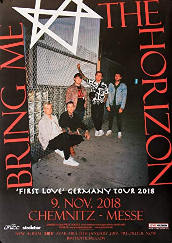Bring Me The Horizon - First Love, Chemnitz 2018 » Konzertplakat/Premium Poster | Live Konzert Veranstaltung | DIN A1 «