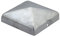 Gartenwelt Riegelsberger 10 Stück, Premium Pfostenkappe 101x101 mm aus Stahl feuerverzinkt für Pfosten 10 x 10 cm inkl. Schrauben Zaunkappe Abdeckkappe
