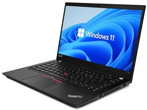 Lenovo ThinkPad T490 Windows 11 Ultrabook - 14 Full HD Intel Core i7-8565U 16GB 512GB SSD HDMI WebCam WiFi PC Laptop (Renewed)