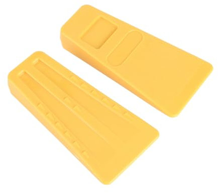 Hyuduo Fällkeil, 2er Pack Stachelbaumkeile Zum Fällen von Bäumen Fallen, Ruckeln, 5,5-Zoll-Keile Fällkeile Kettensägen-Holzfällerbedarf Kettensägen & Zubehör