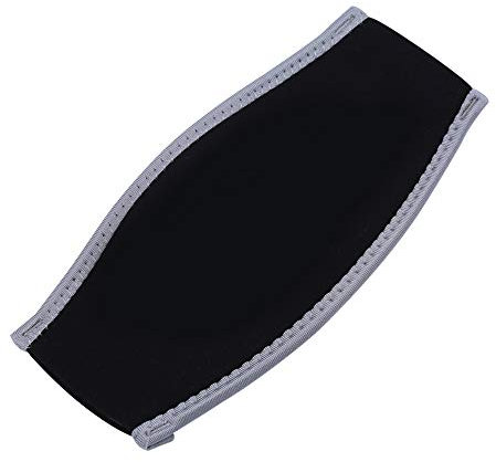 Shipenophy Tauchmasken-Kopfband, Tauchmasken-Band tragbar 1 Stück für Tauchsport(Black Silver Edge)