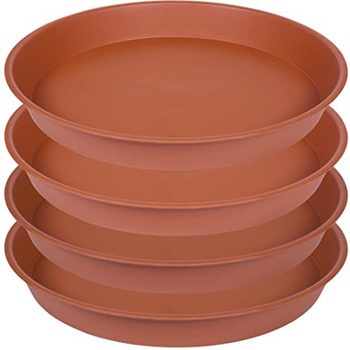 Bleuhome Untersetzer für Pflanzen, 35,6 cm, terrakottafarben