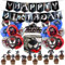 Geburtstag Set 30 pcs, Luftballons, Party Deko, Alles Gute zum Geburtstag Banner, Kuchen Dekoration, Cupcake Topper, Motto Party, Dekorationen für Kindergeburtstagsfeier