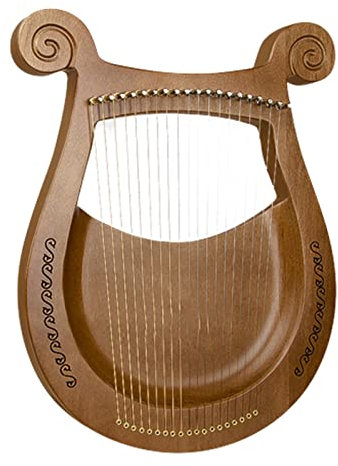 Leier Harfe 19-Ton-Leier 16-saitige Harfe Saiteninstrument Für Anfänger Und Erwachsene (Color : 19 Strings)