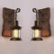 HYKISS Rustikale Wandleuchten Farmhouse Holz Wandlampe Retro-Industrie-Wandleuchte Eitelkeitsleuchte Für Gang Flur Schlafzimmer Nachttisch Wohnzimmer Badezimmer (Größe : 2PCS)