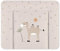 Julius Zöllner Wickelauflage Softy 75x75 cm - Wickelunterlage - wasserdicht und abwischbar - Made in Germany – Oeko-Tex Standard 100 – Savanne beige