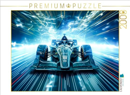 CALVENDO Puzzle EIN Motiv aus dem Kalender Formel E Phantasien | 2000 Teile Lege-Größe 90 x 67 cm Foto-Puzzle für glückliche Stunden