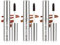 LOPHE Peel Off Lip Liner, 3 Pcs Peel Off Lip Stain, Infused with Hyaluronic Acid & Vitamin, Waterproof, Transfer-proof, Highly Pigmented Peel Off Lip Liner Tattoo Long Lasting Makeup Gift for Women