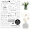Rub On Sticker MUTTERTAG RANDLOS Transfers Sprüche Rub On Folie Zum Bedrucken Rub-On Sticker Rub Ons für Keraflott Möbel Raysin Holz Glas DIY Deko Rubons Aufkleber Rubbelsticker Home