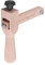 FLEXMAN Leather Cutting Tools, Wooden Hand Leather Strip Strap Cutter, Adjustable Cutting Tool with 3 Blades, DIY Craft Tools for Cut Leather Strip and Strap