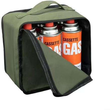 Hasaller Outdoor Gas Tank Storage Bag Canvas Gas Canister Stove Bags Breathable and Weatherproof Canvas Storage Bags Protective Storage Bag for Gas Tanks