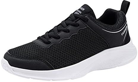 Genérico Zapatillas Placa De Carbono Running Glove Zapatos cómodos de blanda con cordones para mujer, zapatos de malla para exteriores, zapatillas deportivas de Mujer Zapatillas Zapatillas (Black, 40)