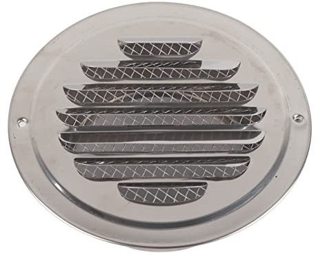 Rejilla de Ventilación de Pared de Acero Inoxidable, Malla Resistente para Ventiladores de Cocina de Baño, Rejillas de Ventilación de Pared para Secadora de Gas, Mantiene la