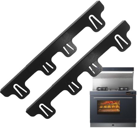 2er-Pack Herdspaltfüller, Edelstahl-Herdspaltabdeckung, Dichtet verschüttete Flüssigkeiten zwischen Theke, Herd, Backofen, Waschmaschine und Küchengeräten