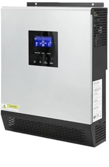 Onduleur de Puissance, Onduleur solaire hybride 24 V onduleur à onde sinusoïdale pure 2400 W générateur de panneau solaire portable