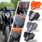 Midimttop Parabrisas de Motocicleta Deflector de Viento Parabrisas Parabrisas Visera Visera Apta para fit for K&T&M Duke 125 Duke 250 Duke 390 2024 2025 Accesorios de modificación (Naranja)