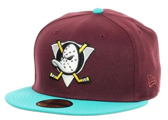 New Era Anaheim Ducks NHL Essential Lila Türkis 59Fifty Basecap - 7-14
