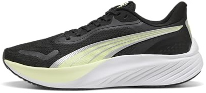 Puma Unisex Pounce Lite Road Running Shoe, Black-Apple Spritz White, 40.5 EU, Puma Black Apple Spritz Puma Weiß, 40 EU