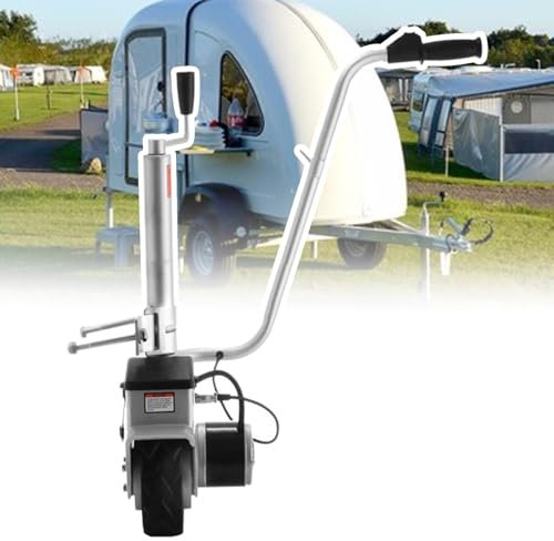 UKDUANWEI Remorque électrique Dolly, capacité de 5000Lbs, 12V/350W motorisée, pour Bateaux et remorques