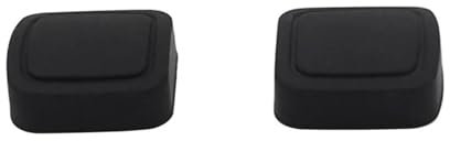 Lot de 2 couvercles de poignée de porte sans clé en caoutchouc noir for Mercedes W220 S350 S430 S500 S55, accessoires for véhicules