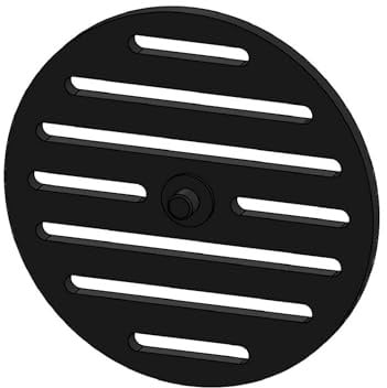 Kaminrost/Ascherost Rund Ø 180 x 8 mm passend für Wamsler Saphir** Kaminöfen inkl. Modellübersicht - Ascherost Kamin aus massivem Stahl - Feuerrost feuerfest & hitzebeständig