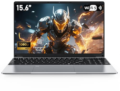FUNYET Ordinateur Portable,PC Portable Win11pro,processeur R5-7430U 15,6 Pouces, 16 Go de RAM, SSD 1 to,Gaming Laptop FHD 1920 * 1080,Empreinte Digitale, Clavier rétroéclairé Notebook, BT5.0, HDMI
