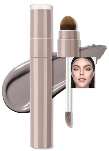 Jutqut Liquid Bronzer & Contour, Mattes Finish Flüssiger Konturierung,#01 | Langanhaltend & Hochpigmentiert, Leicht Verblendbar, Weiche Textur Für ein konturiertes Make-up, Samtige Textur, Vegan