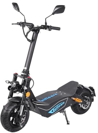 Unificare Off-Road E-Scooter für Erwachsene | Bis zu 55 km Reichweite | Klappbares Design mit Doppelter Hydraulik-Federung | Max. 120 kg Traglast