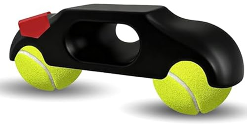 FARYODI 4 Stück Rocker Plate Feet, Tragbarer Wippplatten-Fahrradtrainer, Indoor Cycling Snap Rocker Feet Adapter, Tennisballfüße für Kickr Core Rollentrainer mit 8 Tennisbällen
