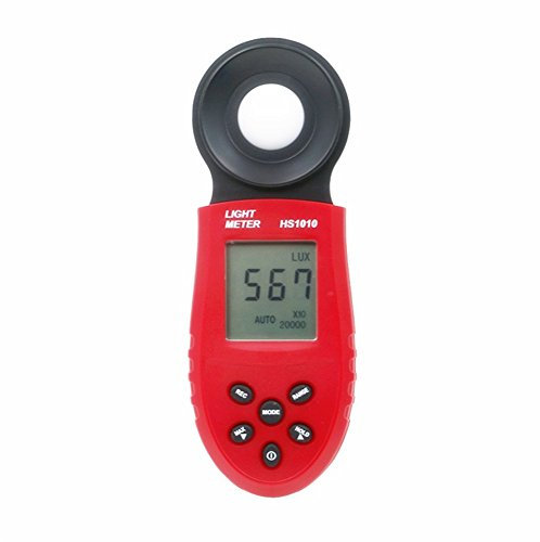 GS Portable HS1010 Light Meter Lux/FC misura tester 200,000 Lux digitale LCD retroilluminato luxmetro fotometro tester