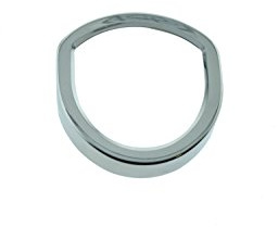 Tachoring oval SR1 SR2 chrom für Wappentacho Simson