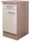 Flex-Well Unterschrank Nepal - Küchenschrank - 1-türig - 1 Schublade - Breite 40 cm - Creme glänzend/Eiche Sonoma