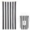 Dock & Bay Strandhandtuch - Schnell trocknende Mikrofaser, ohne Sand - Kompakt, Leicht - 100% recycelt - Inklusive Beutel - Cabana - Kamari Charcoal, Extra Large (200x90cm, 78x35)