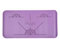 Myga Ausrichtungs Yoga Matte – rutschfeste Pads für zusätzliche Dämpfung mit Knie - Ellbogen und Handstütze – (66cm x 34cm x 5mm) Lila